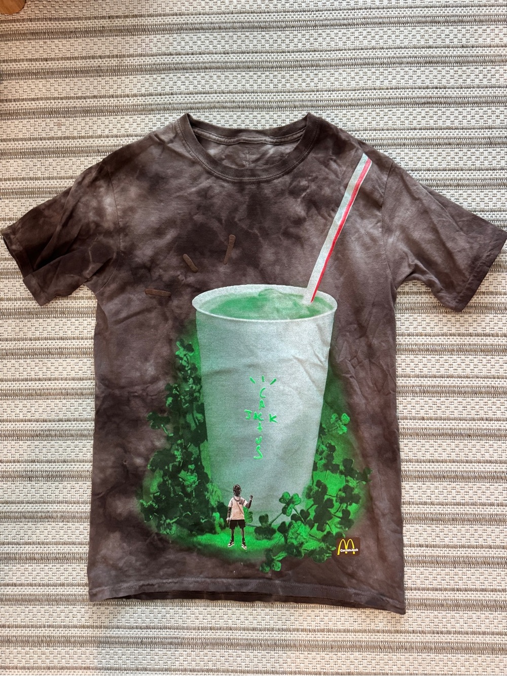 Cactus Jack x McDonald’s Collab McRib/Shamrock Shake T Shirt M